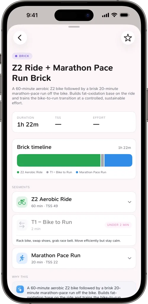 CoreRise brick workout view
